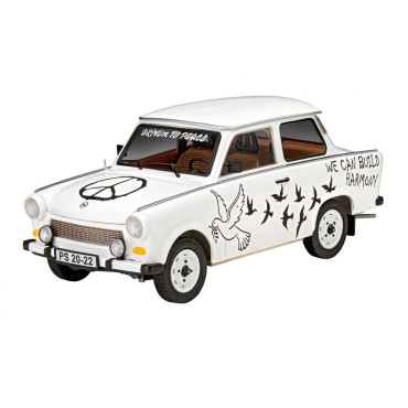 KIT PARA MONTAR REVELL MODEL SET TRABANT 601 BUILDER'S CHOICE 1/24 138 PEÇAS COMPLETO COM TINTAS COLA E PINCEL REV 67713